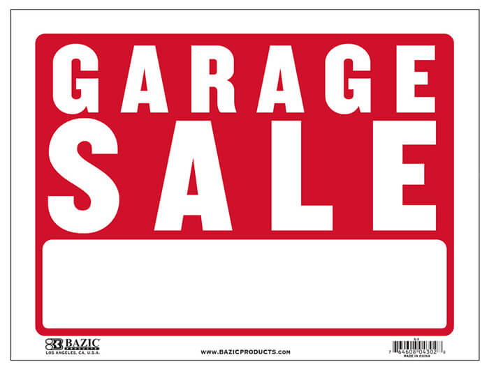 "Garage Sale" Sign S-3