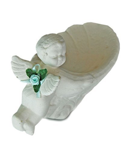 Ceramic Figurines Unpainted With Candle Have Fun Paint This Figurines As You Like Baptism First Communion Wedding