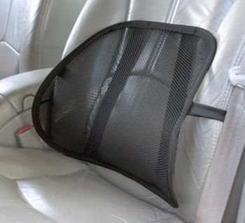 DLUX Ergonomic Lumbar Mesh Back Support With Thicker Strap Than Any Other Mesh Lumbar Support ( For Any Chair)