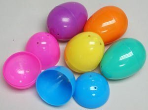 Easter Eggs - Plastic Bright Egg Assortment (144 pc)