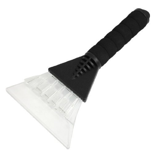 Car Exterior Cleaning Blade Ice Snow Scraper Cleaner Black Clear